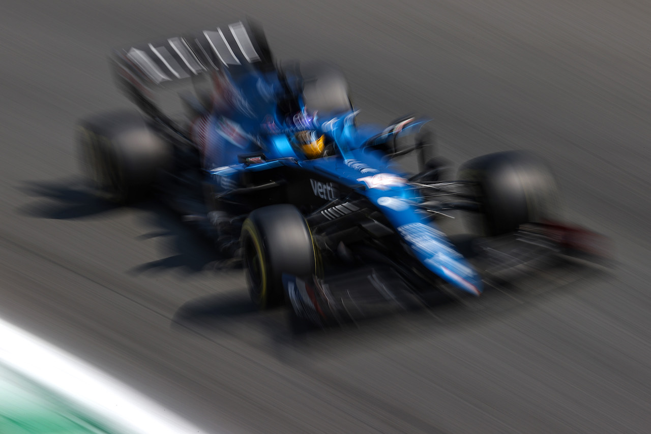 GP ITALIA, Fernando Alonso (ESP), Alpine F1 Team 
11.09.2021. Formula 1 World Championship, Rd 14, Italian Grand Prix, Monza, Italy, Sprint Day.
- www.xpbimages.com, EMail: requests@xpbimages.com © Copyright: Charniaux / XPB Images
