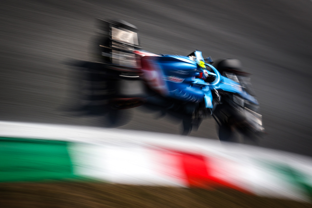 GP ITALIA, Esteban Ocon (FRA), Alpine F1 Team 
11.09.2021. Formula 1 World Championship, Rd 14, Italian Grand Prix, Monza, Italy, Sprint Day.
- www.xpbimages.com, EMail: requests@xpbimages.com ¬© Copyright: Charniaux / XPB Images