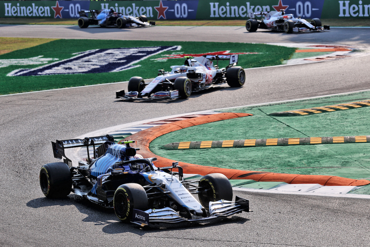 GP ITALIA, Nicholas Latifi (CDN) Williams Racing FW43B.
11.09.2021. Formula 1 World Championship, Rd 14, Italian Grand Prix, Monza, Italy, Sprint Day.
- www.xpbimages.com, EMail: requests@xpbimages.com © Copyright: Batchelor / XPB Images