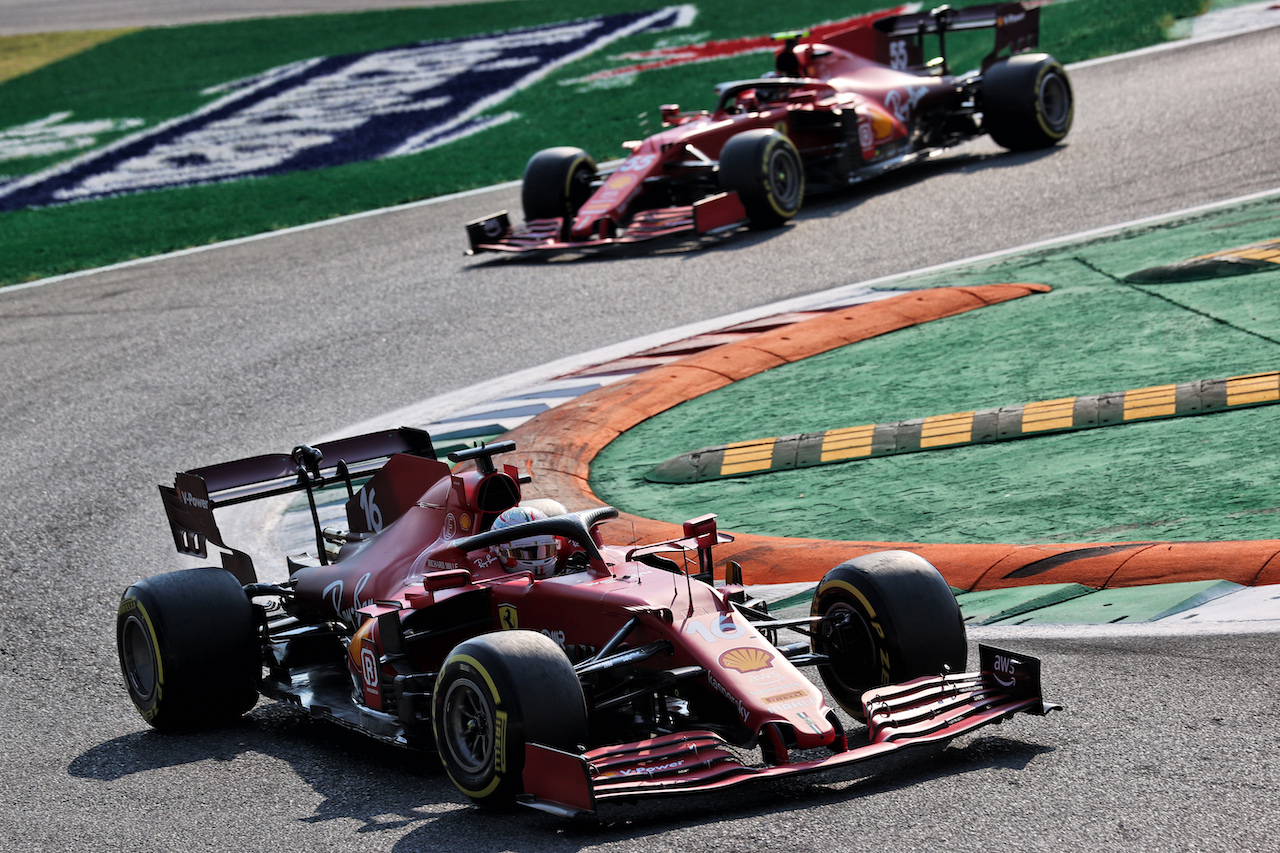 GP ITALIA, Charles Leclerc (MON) Ferrari SF-21.
11.09.2021. Formula 1 World Championship, Rd 14, Italian Grand Prix, Monza, Italy, Sprint Day.
- www.xpbimages.com, EMail: requests@xpbimages.com © Copyright: Batchelor / XPB Images