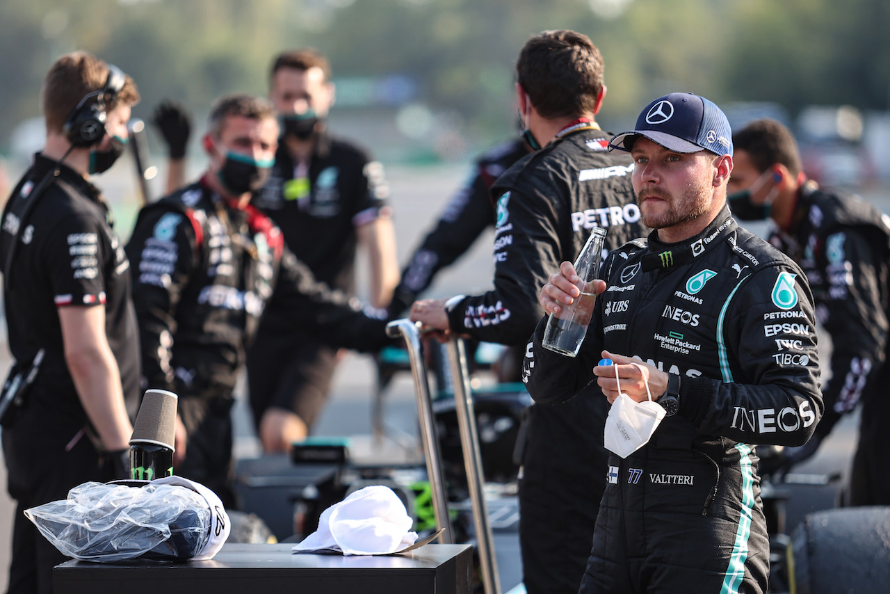 GP ITALIA, Valtteri Bottas (FIN), Mercedes AMG F1 
11.09.2021. Formula 1 World Championship, Rd 14, Italian Grand Prix, Monza, Italy, Sprint Day.
- www.xpbimages.com, EMail: requests@xpbimages.com ¬© Copyright: Charniaux / XPB Images