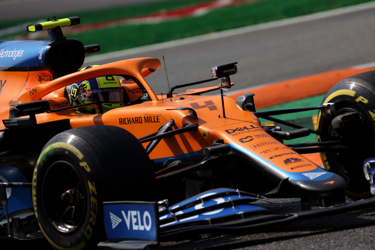 GP ITALIA, Lando Norris (GBR) McLaren MCL35M.
11.09.2021. Formula 1 World Championship, Rd 14, Italian Grand Prix, Monza, Italy, Sprint Day.
- www.xpbimages.com, EMail: requests@xpbimages.com © Copyright: Batchelor / XPB Images