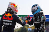 GP ITALIA, Max Verstappen (NLD), Red Bull Racing e Valtteri Bottas (FIN), Mercedes AMG F1 
11.09.2021. Formula 1 World Championship, Rd 14, Italian Grand Prix, Monza, Italy, Sprint Day.
- www.xpbimages.com, EMail: requests@xpbimages.com © Copyright: Charniaux / XPB Images