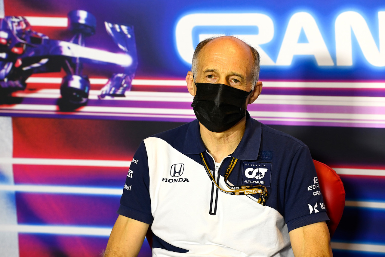 GP ITALIA, Franz Tost (AUT) AlphaTauri Team Principal in the FIA Press Conference.
10.09.2021. Formula 1 World Championship, Rd 14, Italian Grand Prix, Monza, Italy, Qualifiche Day.
- www.xpbimages.com, EMail: requests@xpbimages.com © Copyright: FIA Pool Image for Editorial Use Only