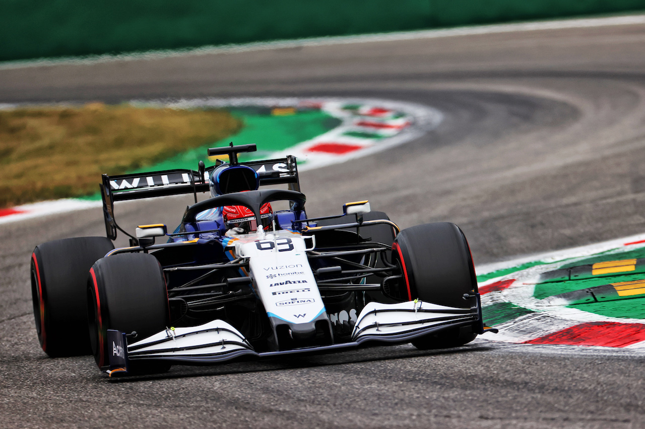 GP ITALIA, George Russell (GBR) Williams Racing FW43B.
10.09.2021. Formula 1 World Championship, Rd 14, Italian Grand Prix, Monza, Italy, Qualifiche Day.
- www.xpbimages.com, EMail: requests@xpbimages.com © Copyright: Batchelor / XPB Images