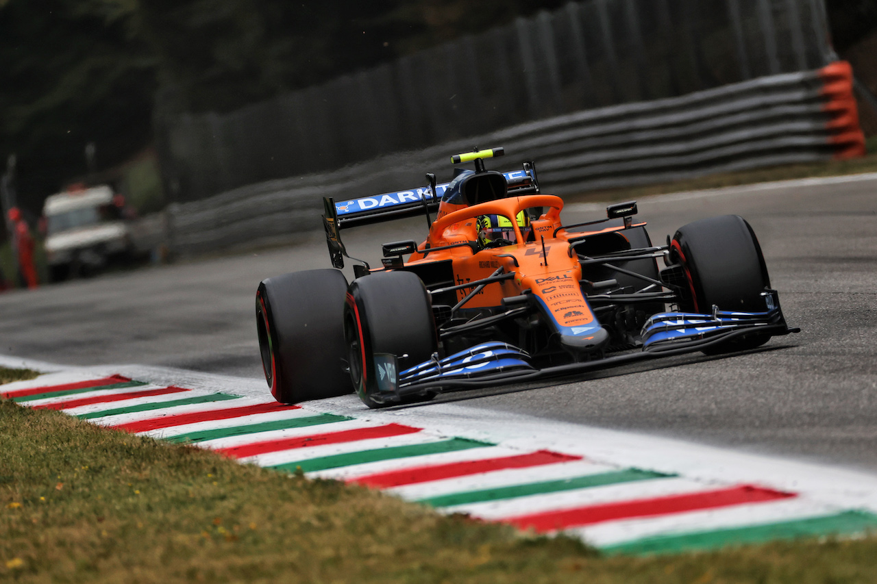 GP ITALIA, Lando Norris (GBR) McLaren MCL35M.
10.09.2021. Formula 1 World Championship, Rd 14, Italian Grand Prix, Monza, Italy, Qualifiche Day.
- www.xpbimages.com, EMail: requests@xpbimages.com © Copyright: Batchelor / XPB Images