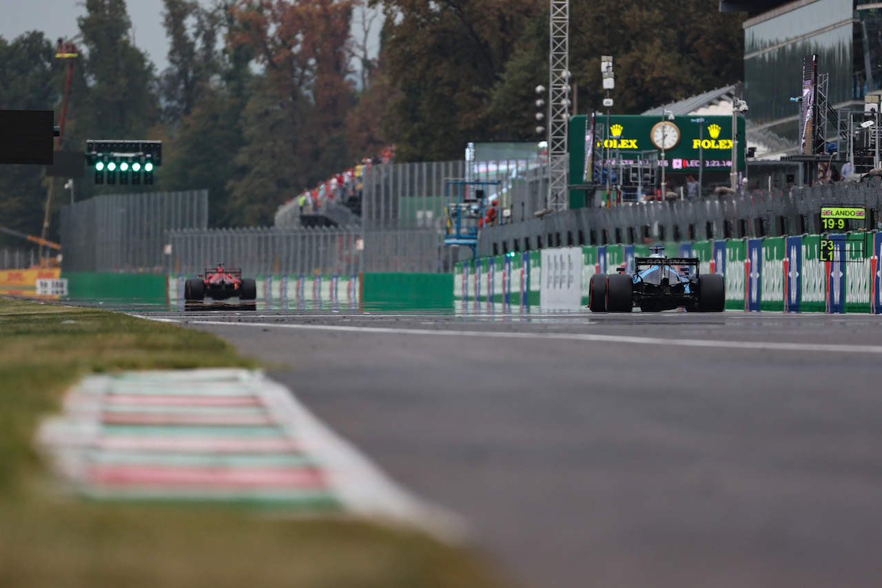 GP ITALIA, George Russell (GBR), Williams Racing 
10.09.2021. Formula 1 World Championship, Rd 14, Italian Grand Prix, Monza, Italy, Qualifiche Day.
- www.xpbimages.com, EMail: requests@xpbimages.com ¬© Copyright: Moy / XPB Images