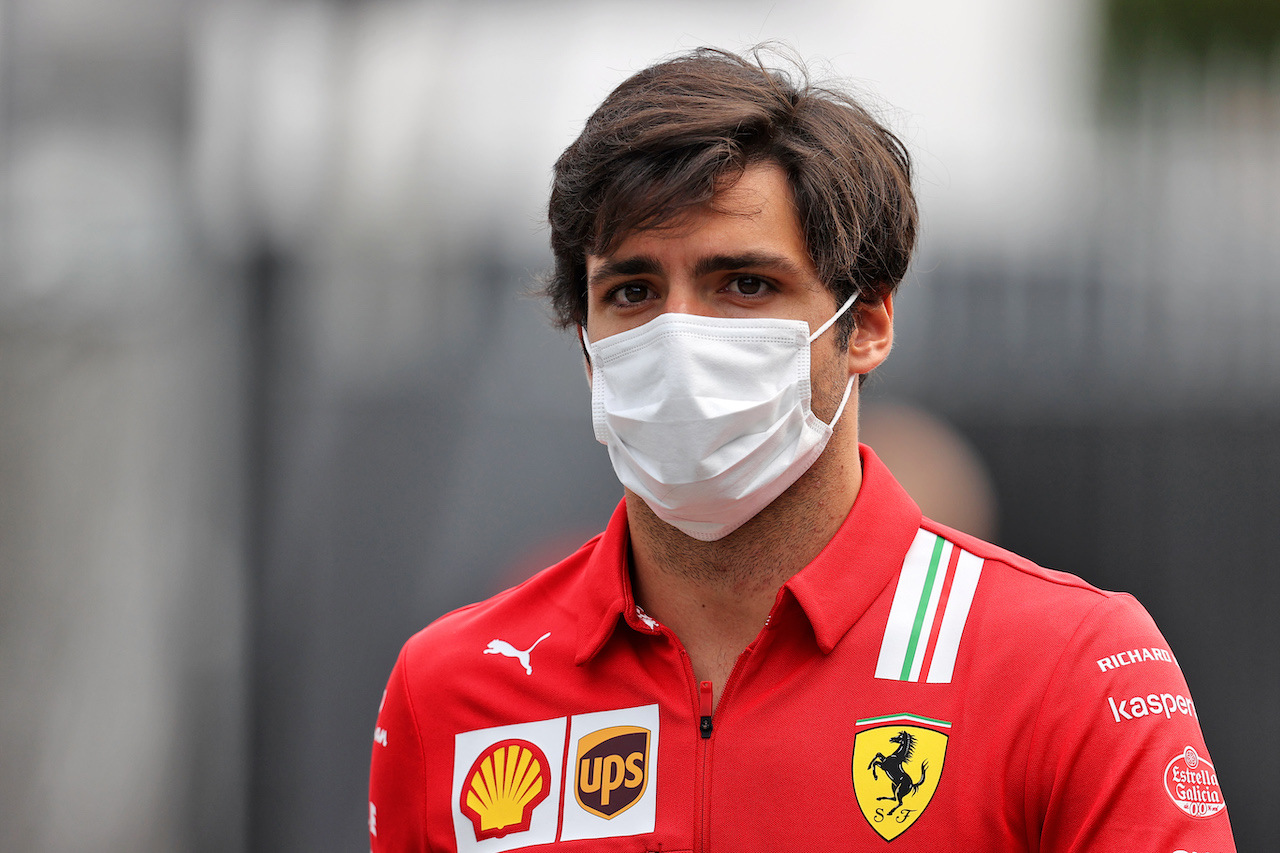 GP ITALIA, Carlos Sainz Jr (ESP) Ferrari.
10.09.2021. Formula 1 World Championship, Rd 14, Italian Grand Prix, Monza, Italy, Qualifiche Day.
- www.xpbimages.com, EMail: requests@xpbimages.com © Copyright: Moy / XPB Images