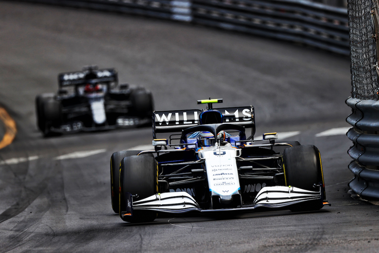 GP MONACO, Nicholas Latifi (CDN) Williams Racing FW43B.
23.05.2021. Formula 1 World Championship, Rd 5, Monaco Grand Prix, Monte Carlo, Monaco, Gara Day.
- www.xpbimages.com, EMail: requests@xpbimages.com © Copyright: Moy / XPB Images