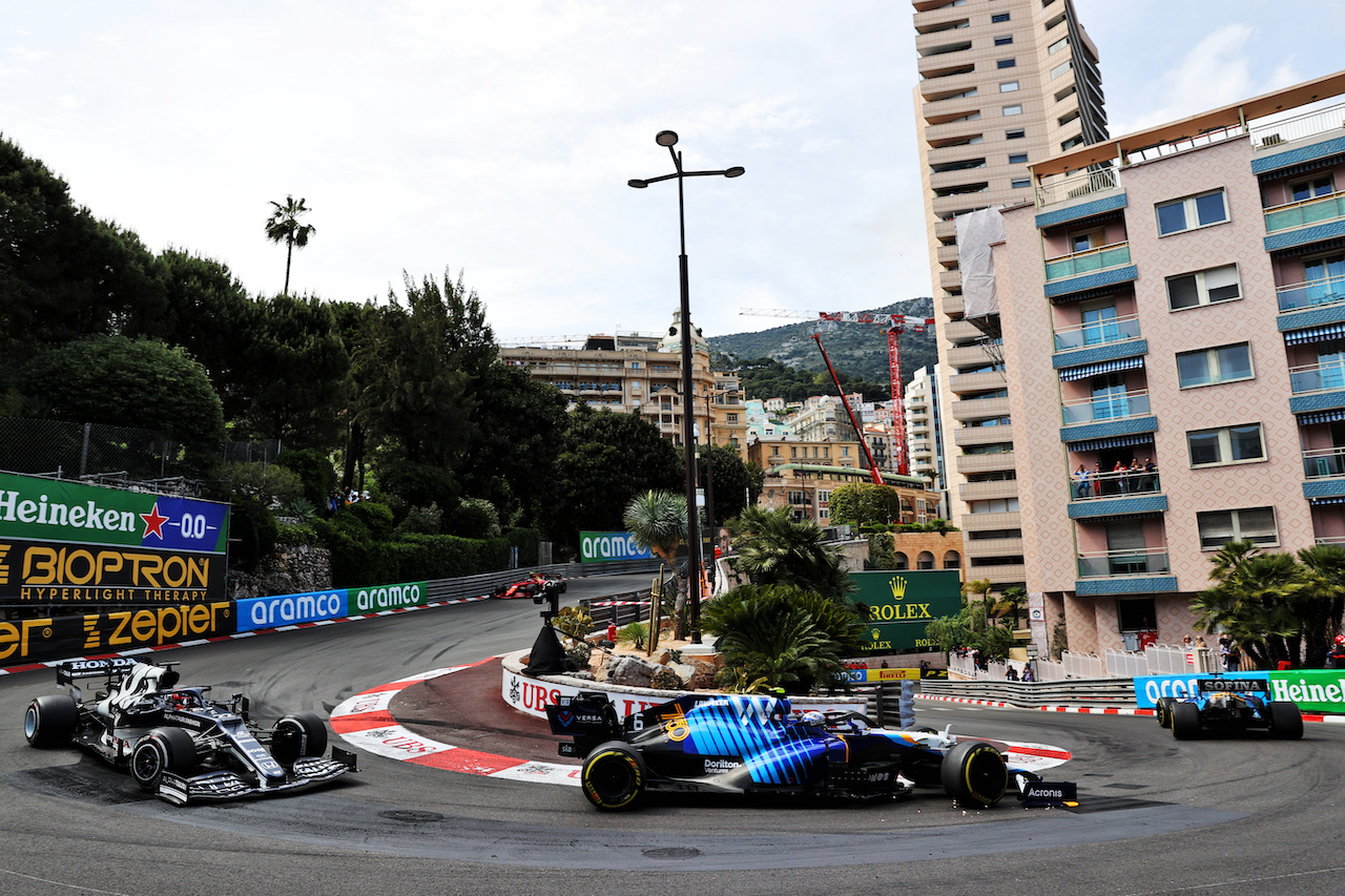 GP MONACO, Nicholas Latifi (CDN) Williams Racing FW43B.
23.05.2021. Formula 1 World Championship, Rd 5, Monaco Grand Prix, Monte Carlo, Monaco, Gara Day.
- www.xpbimages.com, EMail: requests@xpbimages.com © Copyright: Batchelor / XPB Images