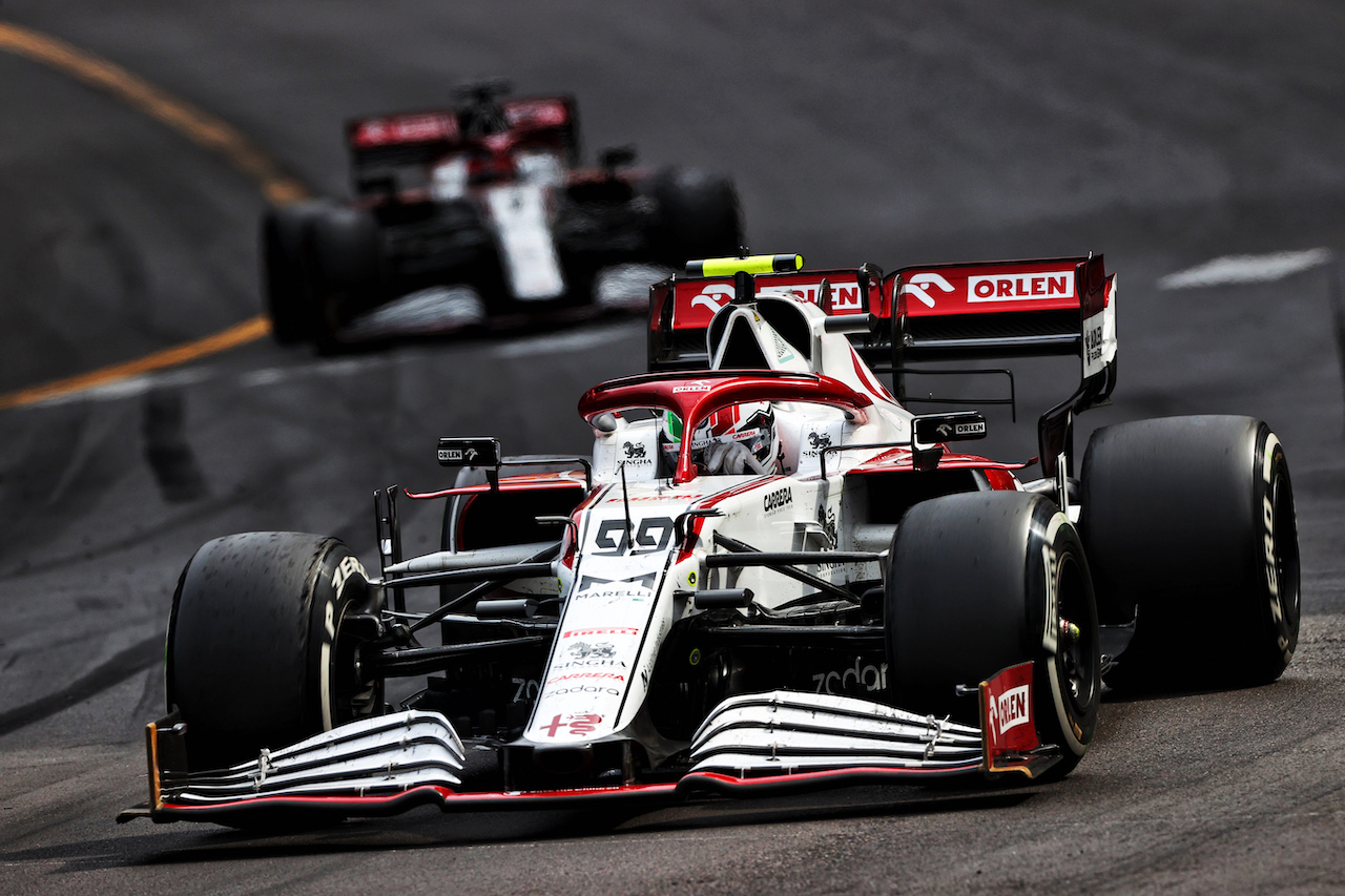 GP MONACO, Antonio Giovinazzi (ITA) Alfa Romeo Racing C41.
23.05.2021. Formula 1 World Championship, Rd 5, Monaco Grand Prix, Monte Carlo, Monaco, Gara Day.
- www.xpbimages.com, EMail: requests@xpbimages.com © Copyright: Moy / XPB Images