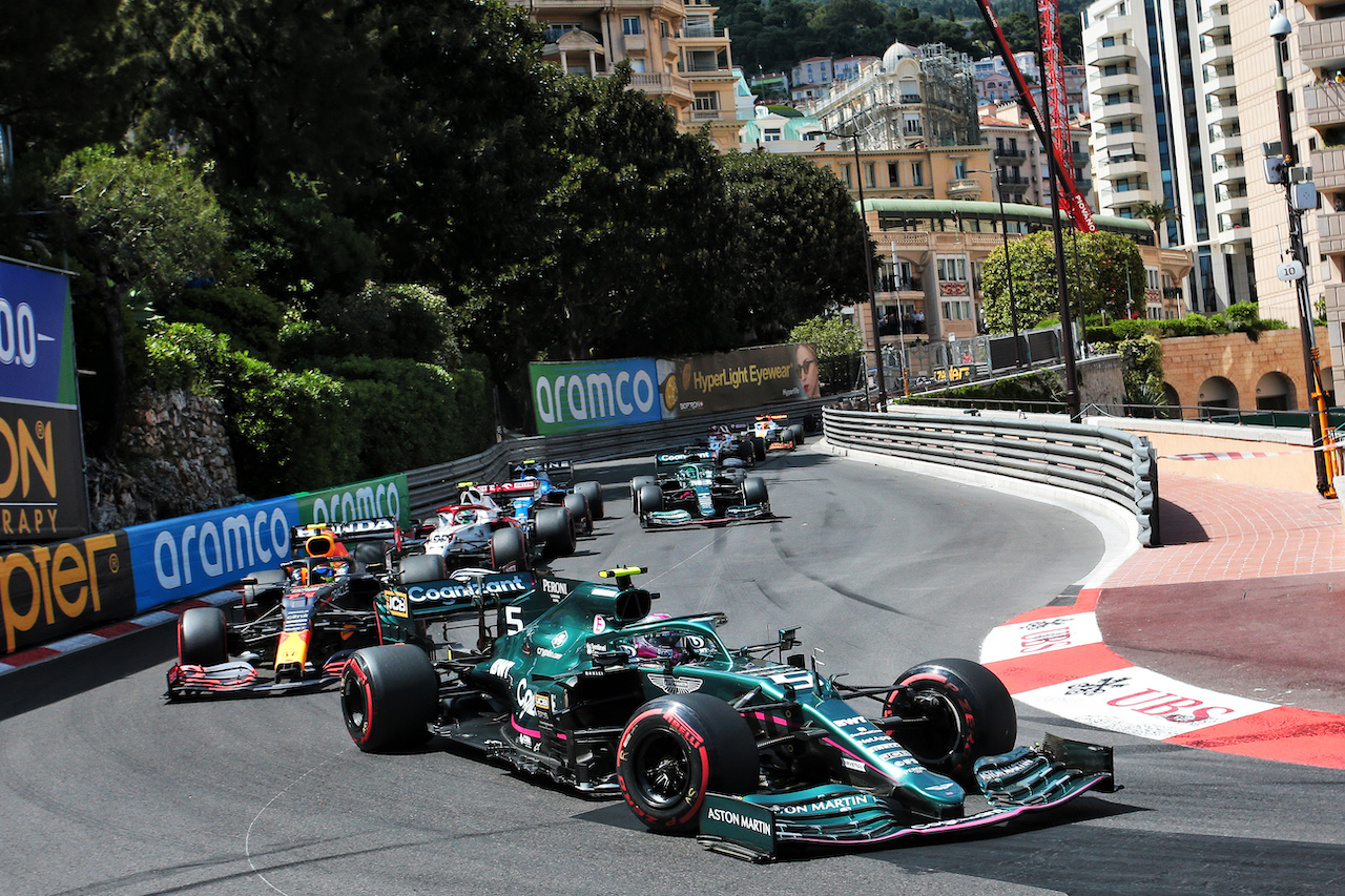 GP MONACO, Sebastian Vettel (GER) Aston Martin F1 Team AMR21.
23.05.2021. Formula 1 World Championship, Rd 5, Monaco Grand Prix, Monte Carlo, Monaco, Gara Day.
- www.xpbimages.com, EMail: requests@xpbimages.com © Copyright: XPB Images