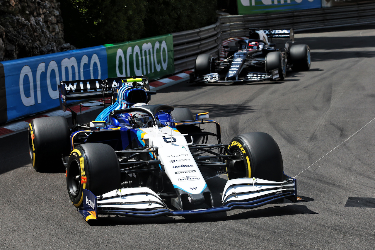 GP MONACO, Nicholas Latifi (CDN) Williams Racing FW43B.
23.05.2021. Formula 1 World Championship, Rd 5, Monaco Grand Prix, Monte Carlo, Monaco, Gara Day.
- www.xpbimages.com, EMail: requests@xpbimages.com © Copyright: XPB Images