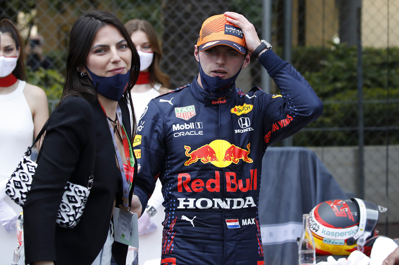 GP MONACO, Gara winner Max Verstappen (NLD) Red Bull Racing with Kelly Piquet (BRA) in parc ferme.
23.05.2021. Formula 1 World Championship, Rd 5, Monaco Grand Prix, Monte Carlo, Monaco, Gara Day.
- www.xpbimages.com, EMail: requests@xpbimages.com © Copyright: FIA Pool Image for Editorial Use Only