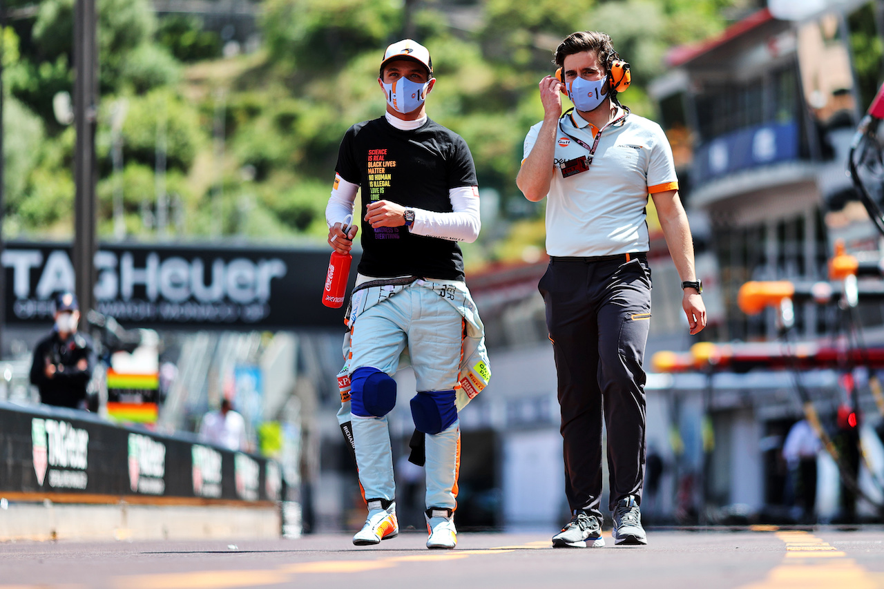 GP MONACO, Lando Norris (GBR) McLaren.
23.05.2021. Formula 1 World Championship, Rd 5, Monaco Grand Prix, Monte Carlo, Monaco, Gara Day.
- www.xpbimages.com, EMail: requests@xpbimages.com © Copyright: Charniaux / XPB Images