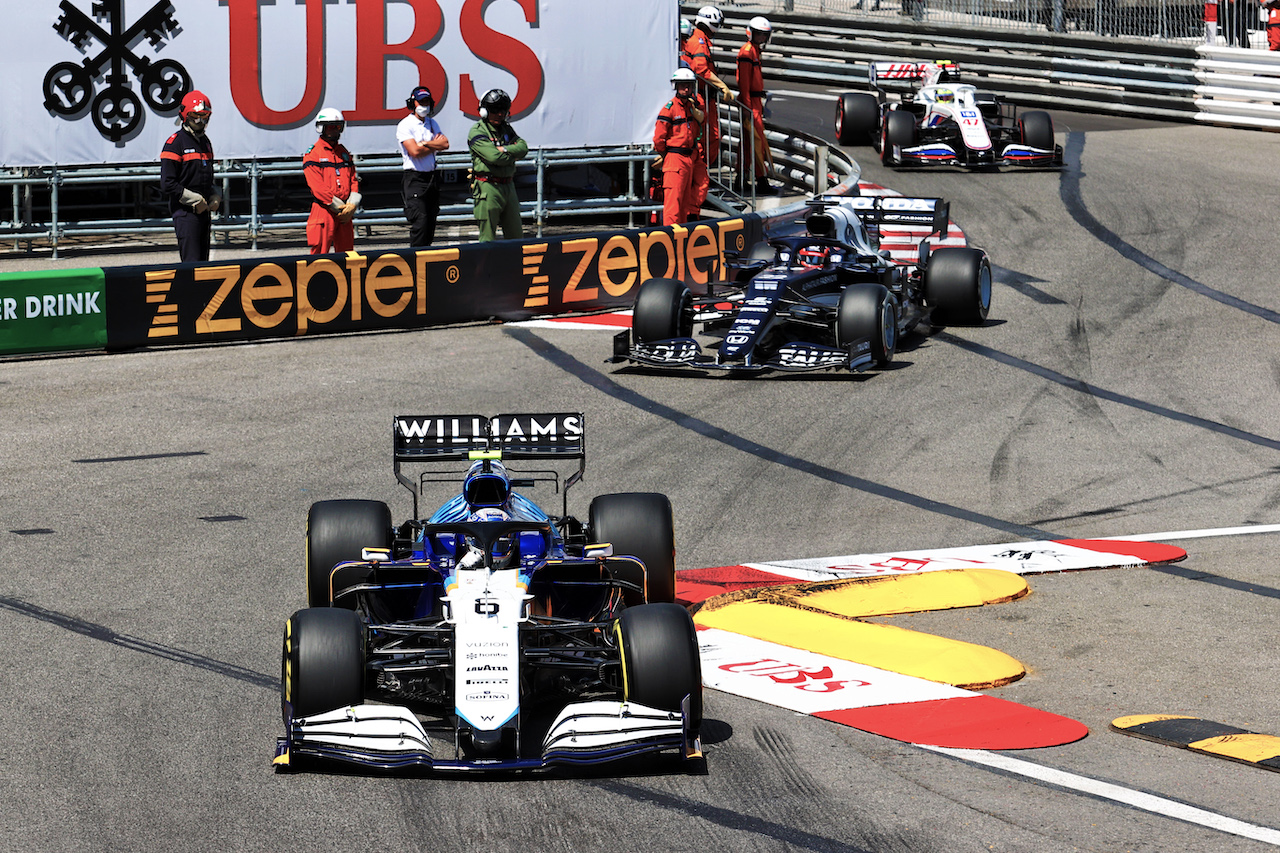 GP MONACO, Nicholas Latifi (CDN) Williams Racing FW43B.
23.05.2021. Formula 1 World Championship, Rd 5, Monaco Grand Prix, Monte Carlo, Monaco, Gara Day.
- www.xpbimages.com, EMail: requests@xpbimages.com © Copyright: Charniaux / XPB Images