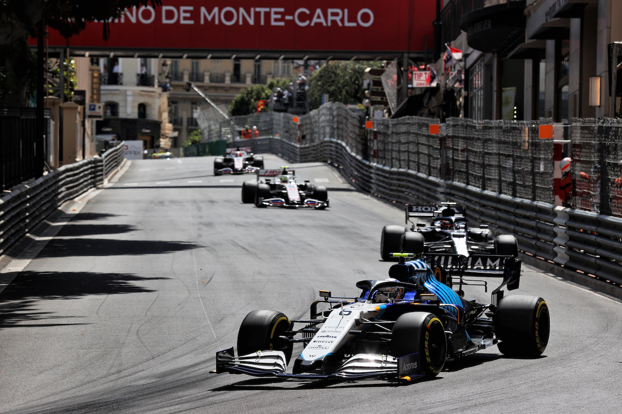 GP MONACO, Nicholas Latifi (CDN) Williams Racing FW43B.
23.05.2021. Formula 1 World Championship, Rd 5, Monaco Grand Prix, Monte Carlo, Monaco, Gara Day.
- www.xpbimages.com, EMail: requests@xpbimages.com © Copyright: Batchelor / XPB Images