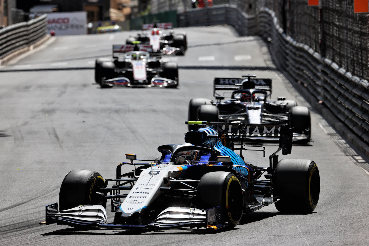 GP MONACO, Nicholas Latifi (CDN) Williams Racing FW43B.
23.05.2021. Formula 1 World Championship, Rd 5, Monaco Grand Prix, Monte Carlo, Monaco, Gara Day.
- www.xpbimages.com, EMail: requests@xpbimages.com © Copyright: Batchelor / XPB Images