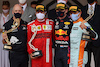 GP MONACO, Adrian Newey (GBR) Red Bull Racing Chief Technical Officer with 2nd place Carlos Sainz Jr (ESP) Ferrari, 1st place Max Verstappen (NLD) Red Bull Racing RB16B e 3rd place Lando Norris (GBR) McLaren.
23.05.2021. Formula 1 World Championship, Rd 5, Monaco Grand Prix, Monte Carlo, Monaco, Gara Day.
- www.xpbimages.com, EMail: requests@xpbimages.com ¬© Copyright: Batchelor / XPB Images