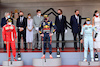 GP MONACO, The podium (L to R): Max Verstappen (NLD) Red Bull Racing, second; Lewis Hamilton (GBR) Mercedes AMG F1, vincitore; Valtteri Bottas (FIN) Mercedes AMG F1, third.
23.05.2021. Formula 1 World Championship, Rd 5, Monaco Grand Prix, Monte Carlo, Monaco, Gara Day.
- www.xpbimages.com, EMail: requests@xpbimages.com © Copyright: Batchelor / XPB Images