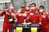 GP MONACO, Carlos Sainz Jr (ESP) Ferrari SF-21 celebrates his third position in parc ferme with the team.
23.05.2021. Formula 1 World Championship, Rd 5, Monaco Grand Prix, Monte Carlo, Monaco, Gara Day.
- www.xpbimages.com, EMail: requests@xpbimages.com © Copyright: FIA Pool Image for Editorial Use Only