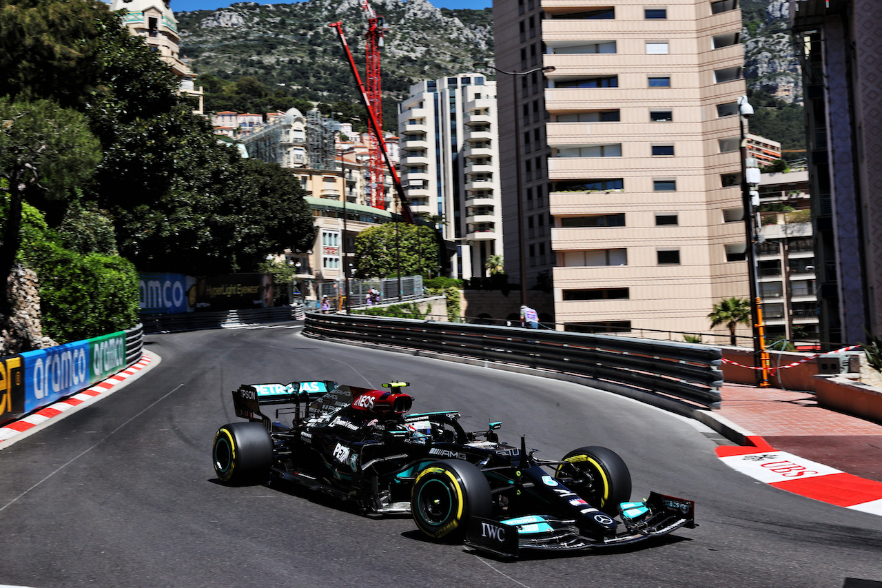 GP MONACO, Valtteri Bottas (FIN) Mercedes AMG F1 W12.
20.05.2021. Formula 1 World Championship, Rd 5, Monaco Grand Prix, Monte Carlo, Monaco, Practice Day.
- www.xpbimages.com, EMail: requests@xpbimages.com © Copyright: Batchelor / XPB Images