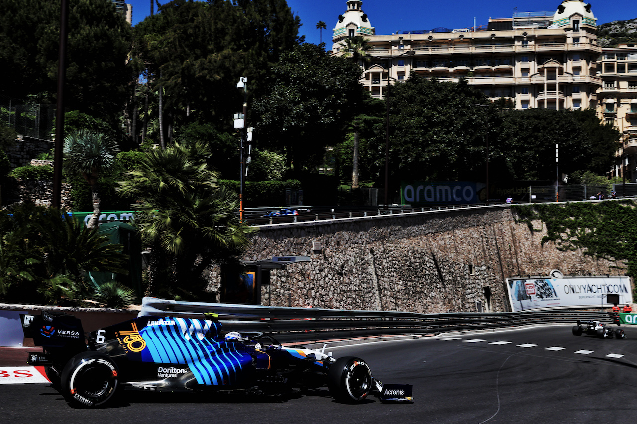 GP MONACO, Nicholas Latifi (CDN) Williams Racing FW43B.
20.05.2021. Formula 1 World Championship, Rd 5, Monaco Grand Prix, Monte Carlo, Monaco, Practice Day.
- www.xpbimages.com, EMail: requests@xpbimages.com © Copyright: Batchelor / XPB Images