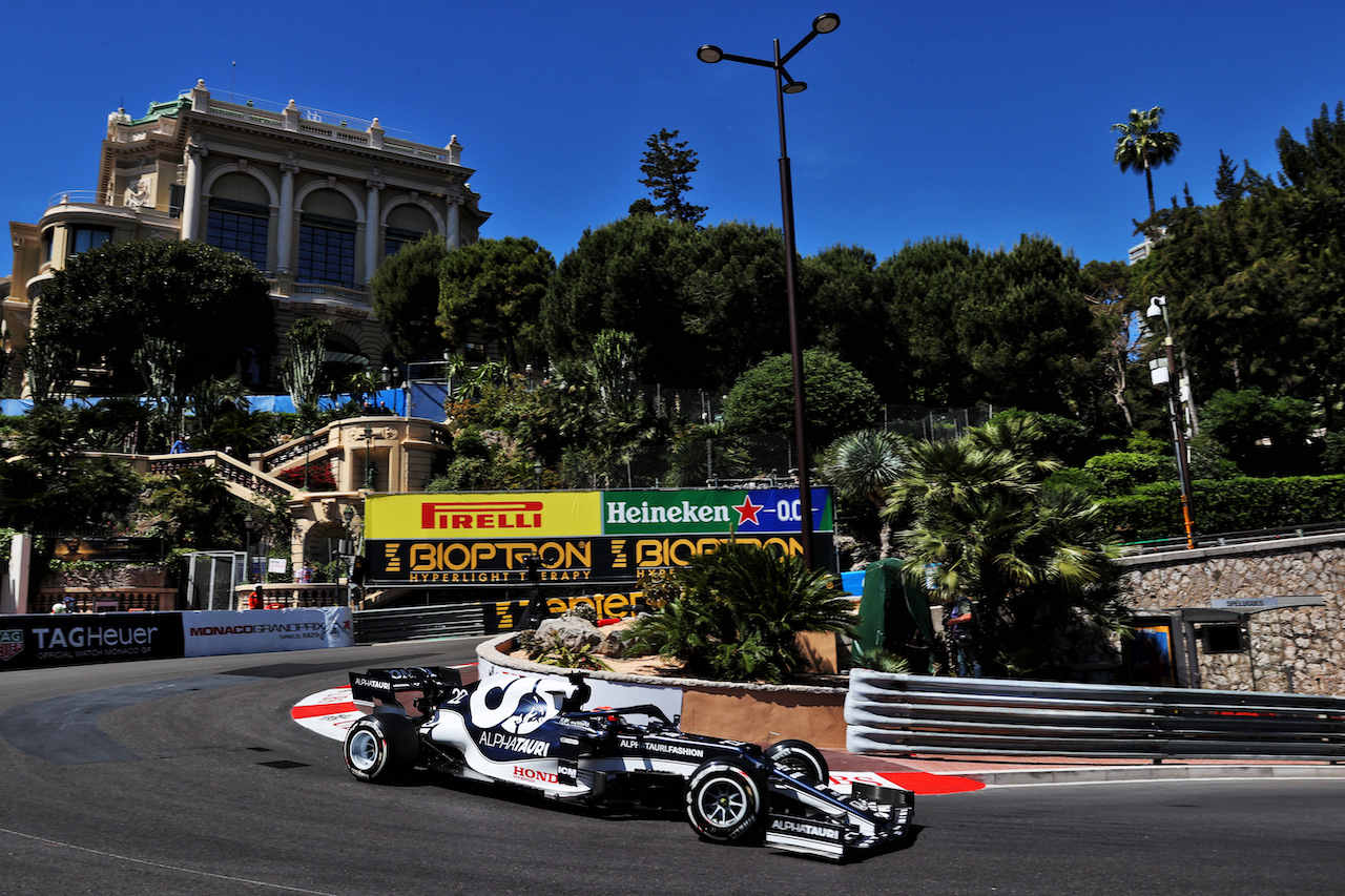 GP MONACO, Yuki Tsunoda (JPN) AlphaTauri AT02.
20.05.2021. Formula 1 World Championship, Rd 5, Monaco Grand Prix, Monte Carlo, Monaco, Practice Day.
- www.xpbimages.com, EMail: requests@xpbimages.com © Copyright: Batchelor / XPB Images