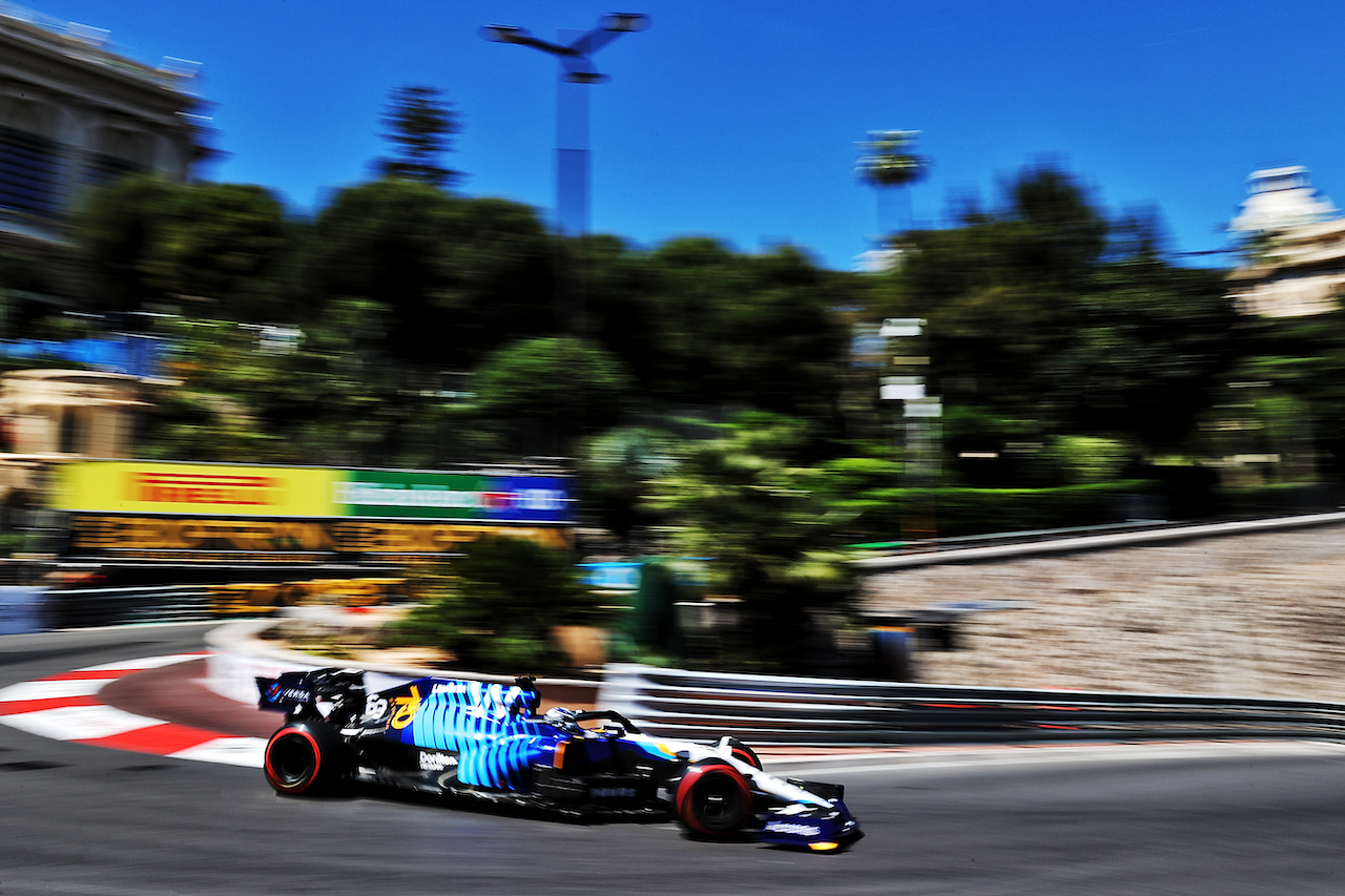 GP MONACO, George Russell (GBR) Williams Racing FW43B.
20.05.2021. Formula 1 World Championship, Rd 5, Monaco Grand Prix, Monte Carlo, Monaco, Practice Day.
- www.xpbimages.com, EMail: requests@xpbimages.com © Copyright: Batchelor / XPB Images