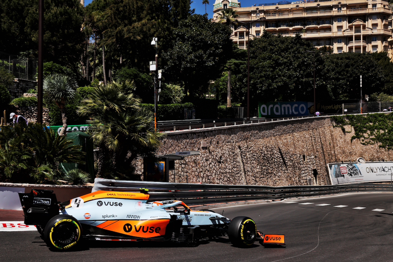 GP MONACO, Lando Norris (GBR) McLaren MCL35M.
20.05.2021. Formula 1 World Championship, Rd 5, Monaco Grand Prix, Monte Carlo, Monaco, Practice Day.
- www.xpbimages.com, EMail: requests@xpbimages.com © Copyright: Batchelor / XPB Images