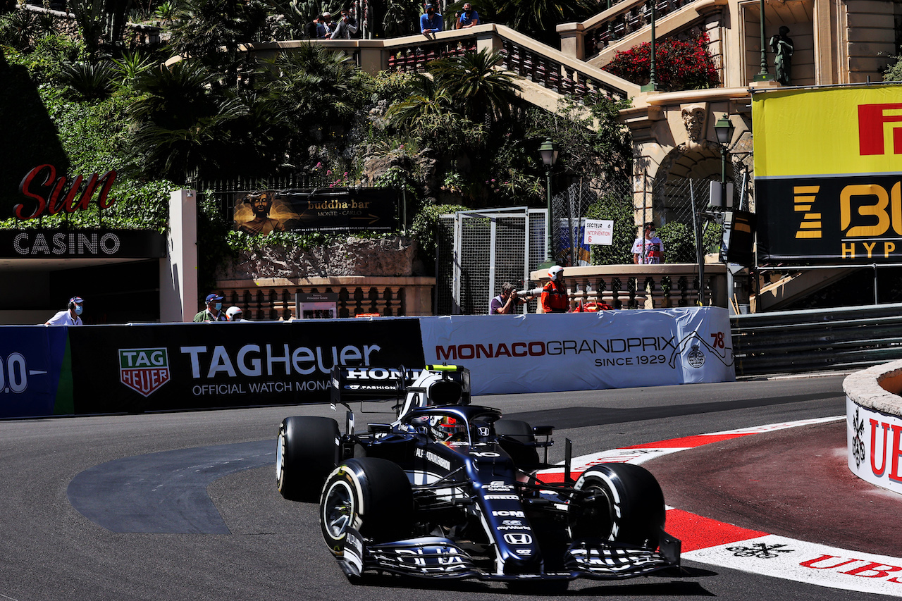 GP MONACO, Pierre Gasly (FRA) AlphaTauri AT02.
20.05.2021. Formula 1 World Championship, Rd 5, Monaco Grand Prix, Monte Carlo, Monaco, Practice Day.
- www.xpbimages.com, EMail: requests@xpbimages.com © Copyright: Batchelor / XPB Images