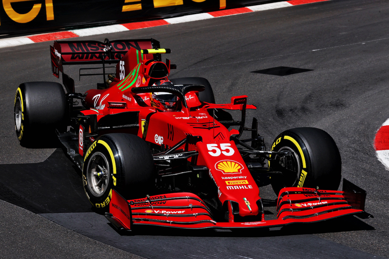 GP MONACO, Carlos Sainz Jr (ESP) Ferrari SF-21.
20.05.2021. Formula 1 World Championship, Rd 5, Monaco Grand Prix, Monte Carlo, Monaco, Practice Day.
- www.xpbimages.com, EMail: requests@xpbimages.com © Copyright: Batchelor / XPB Images