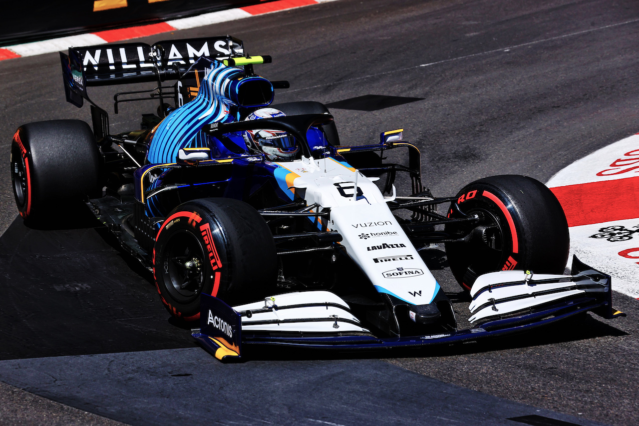 GP MONACO, Nicholas Latifi (CDN) Williams Racing FW43B.
20.05.2021. Formula 1 World Championship, Rd 5, Monaco Grand Prix, Monte Carlo, Monaco, Practice Day.
- www.xpbimages.com, EMail: requests@xpbimages.com © Copyright: Batchelor / XPB Images