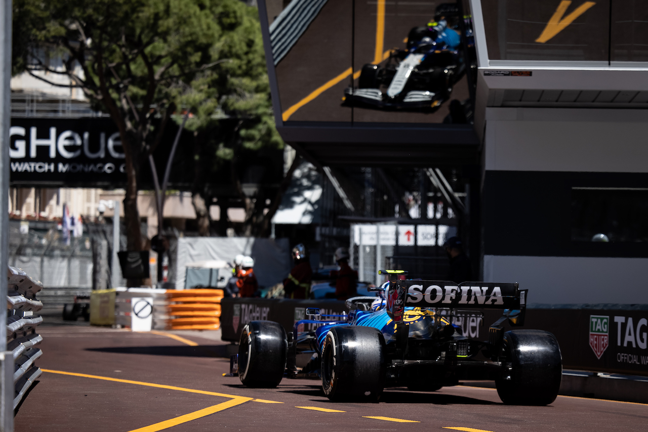 GP MONACO, Nicholas Latifi (CDN) Williams Racing FW43B.
20.05.2021. Formula 1 World Championship, Rd 5, Monaco Grand Prix, Monte Carlo, Monaco, Practice Day.
- www.xpbimages.com, EMail: requests@xpbimages.com © Copyright: Bearne / XPB Images