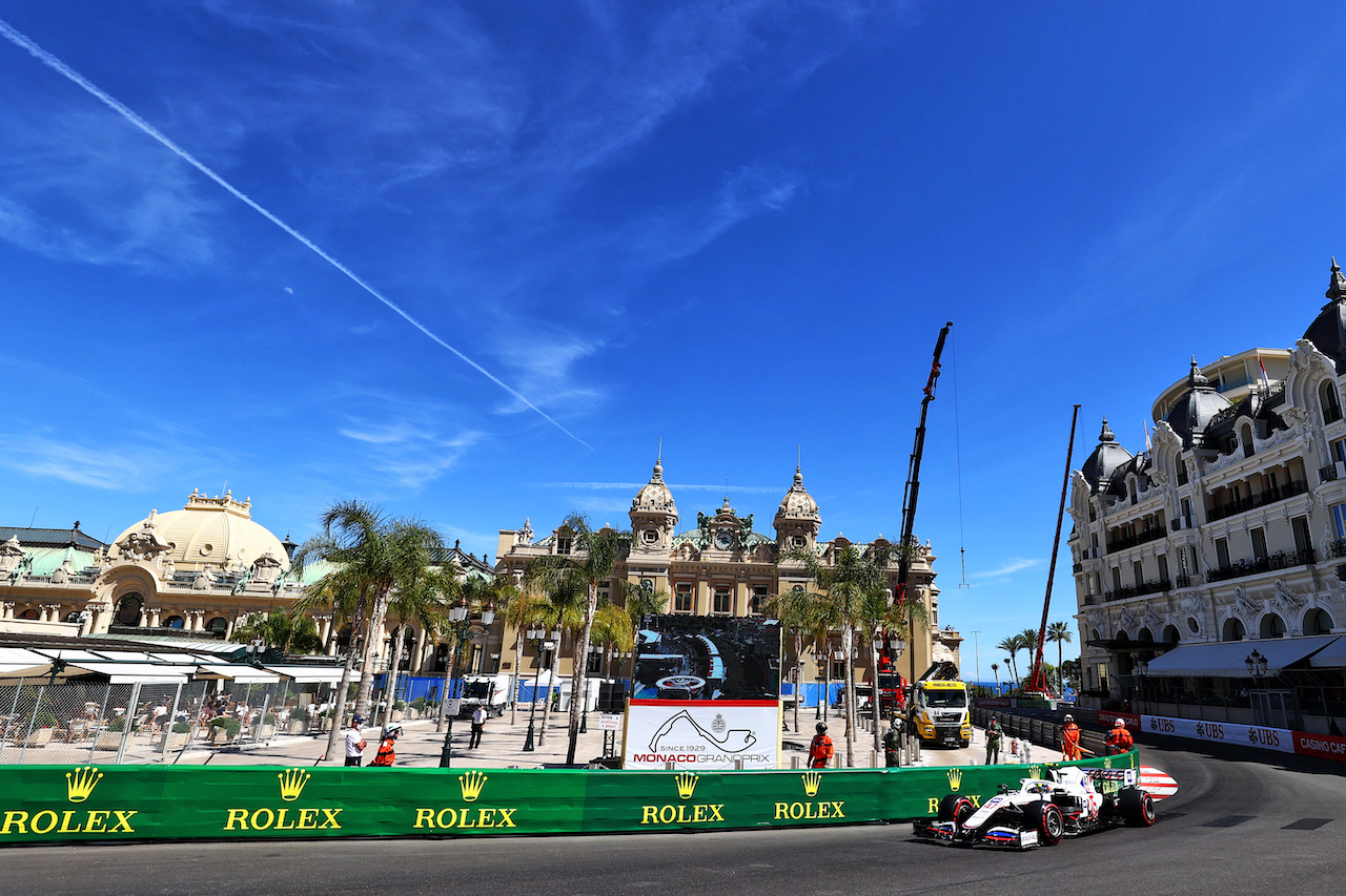 GP MONACO, Mick Schumacher (GER) Haas VF-21.
20.05.2021. Formula 1 World Championship, Rd 5, Monaco Grand Prix, Monte Carlo, Monaco, Practice Day.
- www.xpbimages.com, EMail: requests@xpbimages.com © Copyright: Moy / XPB Images