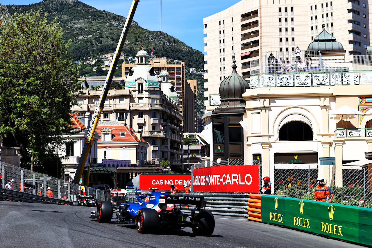 GP MONACO, Esteban Ocon (FRA) Alpine F1 Team A521.
20.05.2021. Formula 1 World Championship, Rd 5, Monaco Grand Prix, Monte Carlo, Monaco, Practice Day.
- www.xpbimages.com, EMail: requests@xpbimages.com © Copyright: Moy / XPB Images