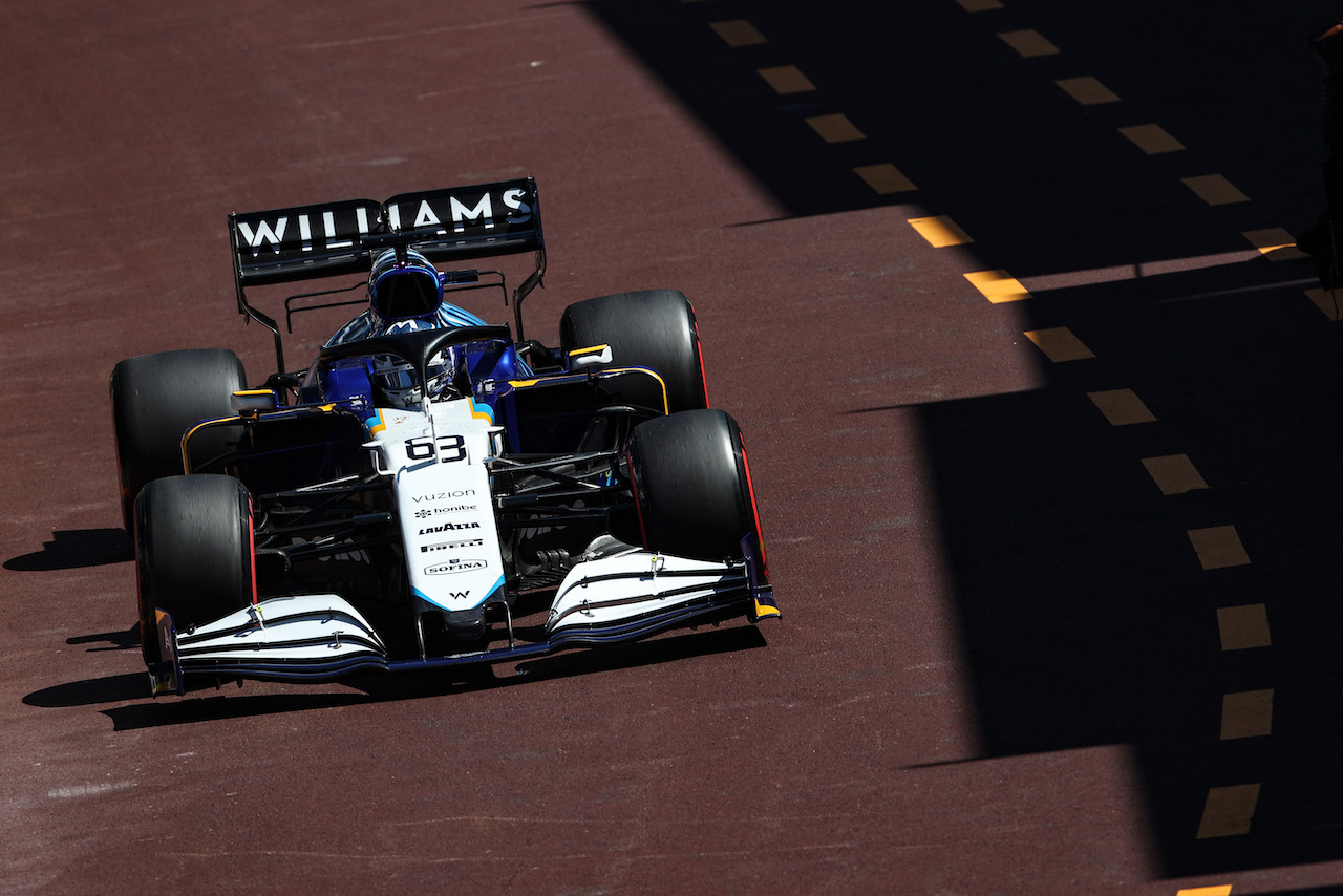 GP MONACO, George Russell (GBR) Williams Racing FW43B.
20.05.2021. Formula 1 World Championship, Rd 5, Monaco Grand Prix, Monte Carlo, Monaco, Practice Day.
- www.xpbimages.com, EMail: requests@xpbimages.com © Copyright: Charniaux / XPB Images