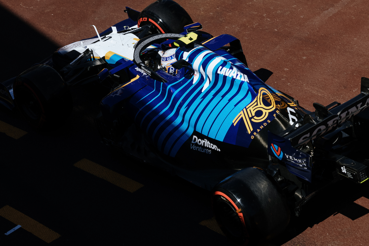 GP MONACO, Nicholas Latifi (CDN) Williams Racing FW43B.
20.05.2021. Formula 1 World Championship, Rd 5, Monaco Grand Prix, Monte Carlo, Monaco, Practice Day.
- www.xpbimages.com, EMail: requests@xpbimages.com © Copyright: Bearne / XPB Images