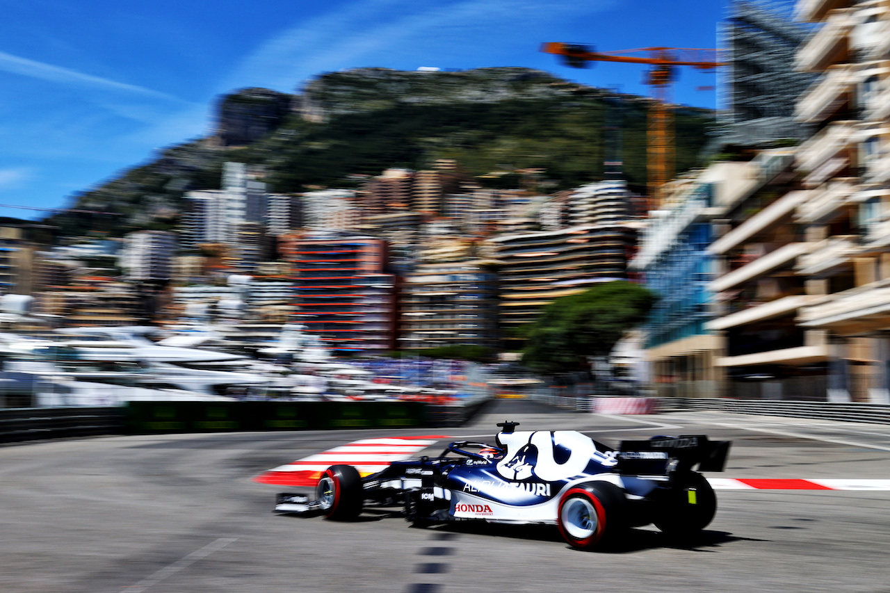 GP MONACO, Yuki Tsunoda (JPN) AlphaTauri AT02.
20.05.2021. Formula 1 World Championship, Rd 5, Monaco Grand Prix, Monte Carlo, Monaco, Practice Day.
- www.xpbimages.com, EMail: requests@xpbimages.com © Copyright: Moy / XPB Images