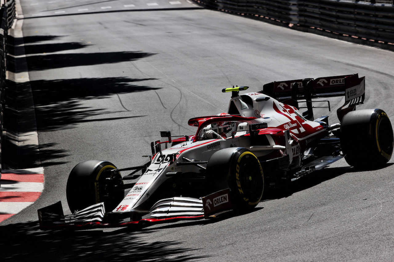 GP MONACO, Antonio Giovinazzi (ITA) Alfa Romeo Racing C41.
20.05.2021. Formula 1 World Championship, Rd 5, Monaco Grand Prix, Monte Carlo, Monaco, Practice Day.
- www.xpbimages.com, EMail: requests@xpbimages.com © Copyright: Batchelor / XPB Images