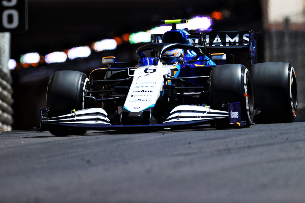 GP MONACO, Nicholas Latifi (CDN) Williams Racing FW43B.
20.05.2021. Formula 1 World Championship, Rd 5, Monaco Grand Prix, Monte Carlo, Monaco, Practice Day.
- www.xpbimages.com, EMail: requests@xpbimages.com © Copyright: Moy / XPB Images