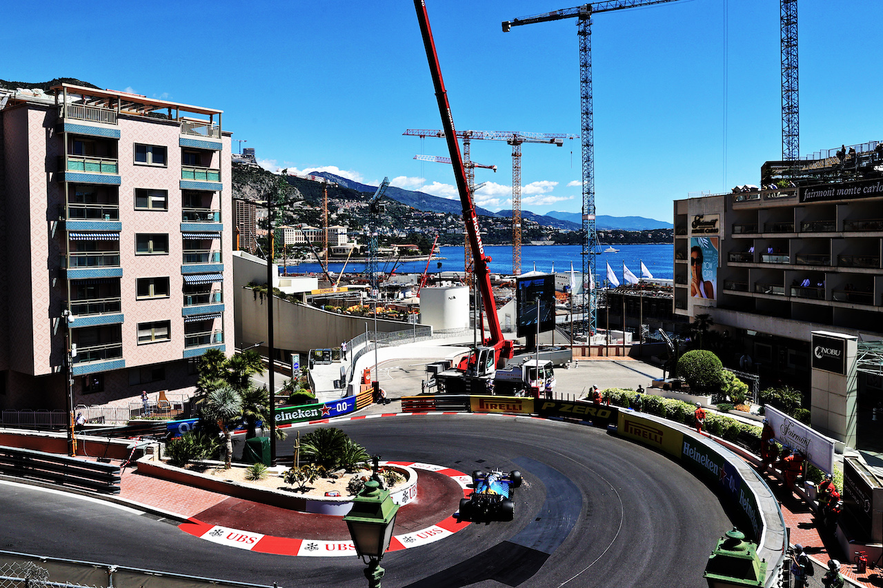 GP MONACO, George Russell (GBR) Williams Racing FW43B.
20.05.2021. Formula 1 World Championship, Rd 5, Monaco Grand Prix, Monte Carlo, Monaco, Practice Day.
- www.xpbimages.com, EMail: requests@xpbimages.com © Copyright: Batchelor / XPB Images