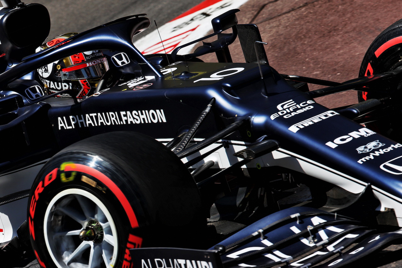 GP MONACO, Pierre Gasly (FRA) AlphaTauri AT02.
20.05.2021. Formula 1 World Championship, Rd 5, Monaco Grand Prix, Monte Carlo, Monaco, Practice Day.
- www.xpbimages.com, EMail: requests@xpbimages.com © Copyright: Batchelor / XPB Images