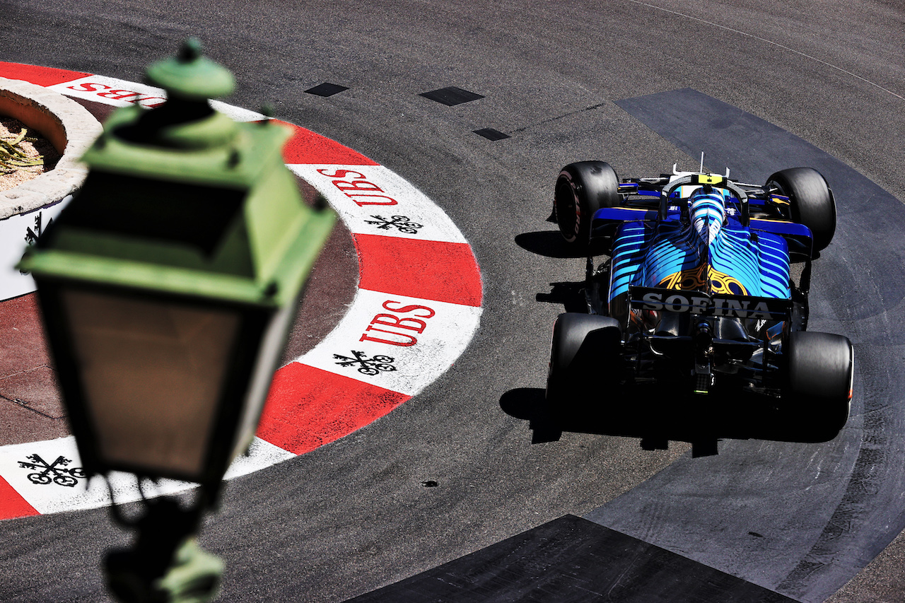 GP MONACO, Nicholas Latifi (CDN) Williams Racing FW43B.
20.05.2021. Formula 1 World Championship, Rd 5, Monaco Grand Prix, Monte Carlo, Monaco, Practice Day.
- www.xpbimages.com, EMail: requests@xpbimages.com © Copyright: Batchelor / XPB Images