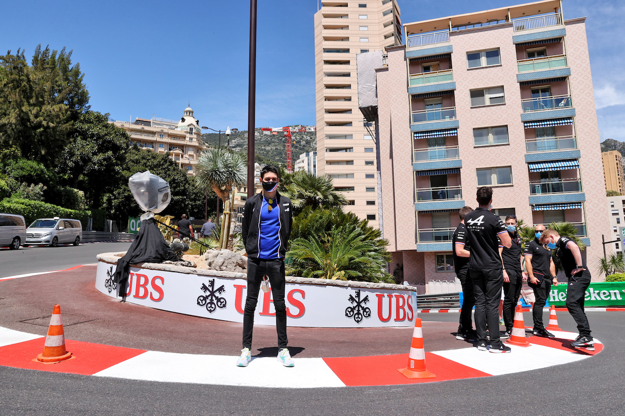 GP MONACO, Esteban Ocon (FRA) Alpine F1 Team.
19.05.2021. Formula 1 World Championship, Rd 5, Monaco Grand Prix, Monte Carlo, Monaco, Preparation Day.
- www.xpbimages.com, EMail: requests@xpbimages.com © Copyright: Batchelor / XPB Images