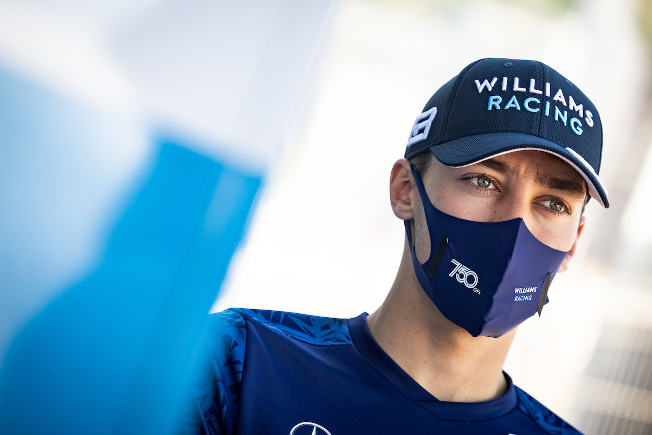 GP MONACO, George Russell (GBR) Williams Racing.
19.05.2021. Formula 1 World Championship, Rd 5, Monaco Grand Prix, Monte Carlo, Monaco, Preparation Day.
- www.xpbimages.com, EMail: requests@xpbimages.com © Copyright: Bearne / XPB Images