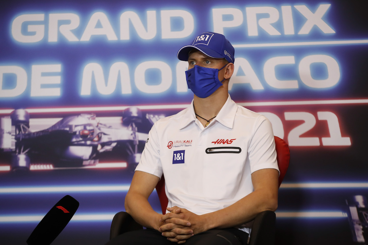 GP MONACO, Mick Schumacher (GER) Haas F1 Team in the FIA Press Conference.
19.05.2021. Formula 1 World Championship, Rd 5, Monaco Grand Prix, Monte Carlo, Monaco, Preparation Day.
- www.xpbimages.com, EMail: requests@xpbimages.com © Copyright: FIA Pool Image for Editorial Use Only