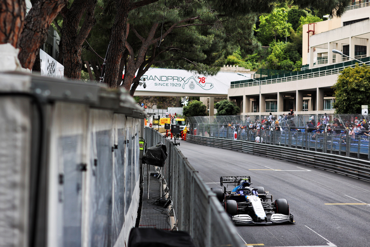 GP MONACO, Nicholas Latifi (CDN) Williams Racing FW43B.
22.05.2021. Formula 1 World Championship, Rd 5, Monaco Grand Prix, Monte Carlo, Monaco, Qualifiche Day.
- www.xpbimages.com, EMail: requests@xpbimages.com © Copyright: Charniaux / XPB Images