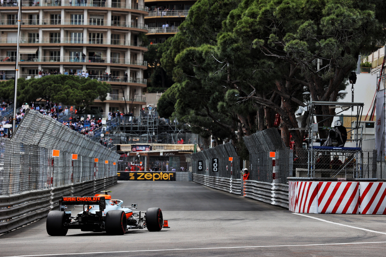 GP MONACO, Lando Norris (GBR) McLaren MCL35M.
22.05.2021. Formula 1 World Championship, Rd 5, Monaco Grand Prix, Monte Carlo, Monaco, Qualifiche Day.
- www.xpbimages.com, EMail: requests@xpbimages.com © Copyright: Batchelor / XPB Images