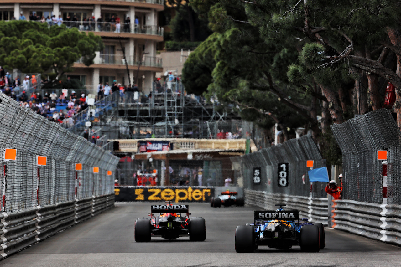 GP MONACO, George Russell (GBR) Williams Racing FW43B.
22.05.2021. Formula 1 World Championship, Rd 5, Monaco Grand Prix, Monte Carlo, Monaco, Qualifiche Day.
- www.xpbimages.com, EMail: requests@xpbimages.com © Copyright: Batchelor / XPB Images